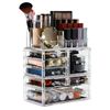 CQ Acrylic 3-Pack Clear Stackable 7-Drawer Makeup Organizer — New - $45 MSRP