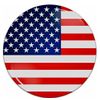 Set of 2 American Flag Ceramic Cabinet Drawer Pulls Knobs