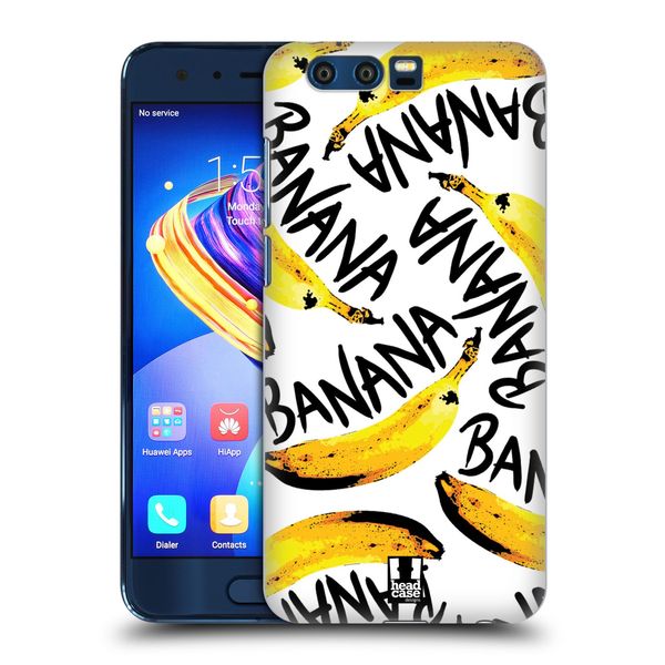 Head Case Designs White Bananas Hard Back Case Compatible With Honor 9