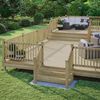 Deckorators 4 in. x 4 in. Hatteras Flat Top Pressure Treated Pine Post Cap
