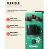 Donner Reverb Effector 7-Mode Modulation Verb Square