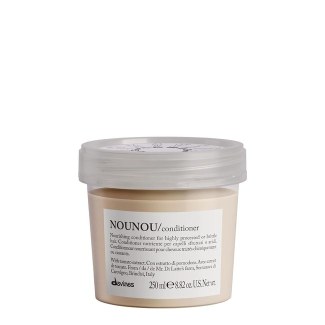 Davines NOUNOU Conditioner, Hydrating Deep Conditioner for Bleached, Permed, Or