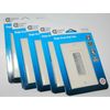 Commercial Electric Single Brush Plate Light Almond (5-Pack)