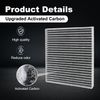 Quality Carbon Cabin Filter Element & Filter Cover for Dodge Caliber 2009-2012