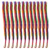 Nuolux 12pcs Rainbow Dance Ribbons - Coloured Ribbons (Multi-Colour)