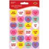 Candy Heart Plus-Pak Stickers 4 Sheets per Pack Valentines Day Decorations