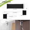 DMcore Canvas Foot Rest Hammock, Adjustable Mini Foot Rest Stand Under Desk H...