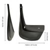Splash Guards / Mud Flaps for Front or Rear Tires Easy Install Universal Fit 4pc