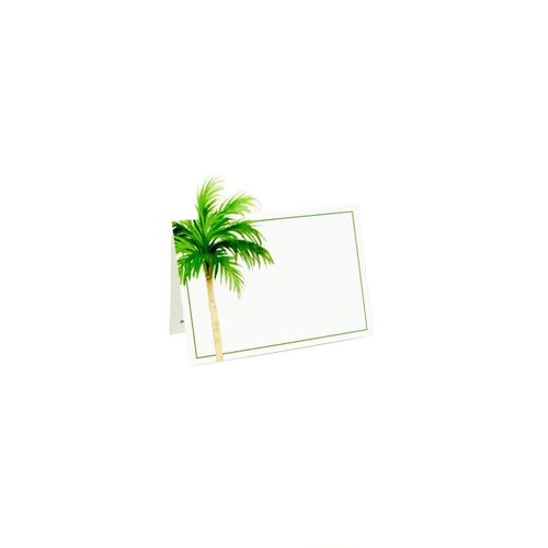 Caspari Painted Palm Tree Place Cards - 8 Per Package, 5 Packs