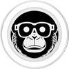 Funny Ape Wearing Sunglasses Fun Monkey PopSockets PopGrip for MagSafe