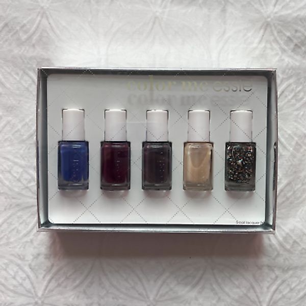 Essie Mini Nail Polish Set of 5 Butler Please, Bahama Mama, Mademoiselle, & more