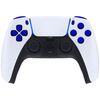 Compatible with eXtremeRate PS5 Controller (BDM-030 & BDM-040 & BDM-050) Replacement Cross Key R1L1R2L2 Trigger Share Option Face Button, Full Set Button for Chrome PS5 Controller (BDM-030, BDM-040,