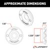 Lippert Components 122065 Universal Rubber Insert for Dust Caps - 2,000 to 8,000 lbs.