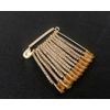 Mix Different Size Golden Colour Safety pin/Saree pin Set (60 Quantity)