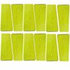 12 Pack 8" Tree Felling Wedge Logging Bucking Falling ABS Plastic (Green)