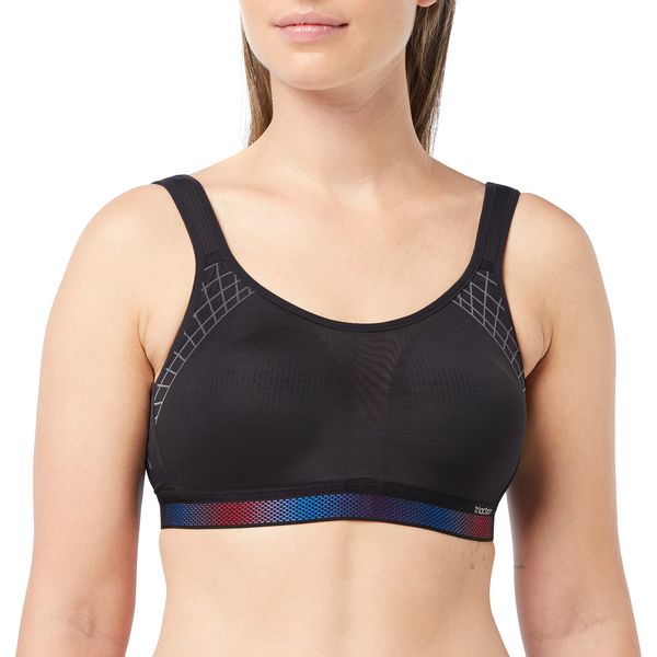 Triumph Damen Triaction Cardio Cloud N01 EX Sports Bra, SCHWARZ, 75C