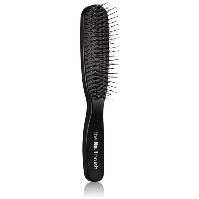 3'''More Inches No.1 Brush Medium - For All Hair Types - Professional Detangling and Styling Brush - Boosts Hair Thickness & Volume - Japanese Nylon - Hair Care by Michael Van Clarke