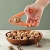 Stainless Steel Nutcracker for All Nuts, Heavy Duty Tool with Ergonomic Handle