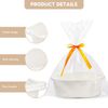 Gift Basket Empty, Gift Basket Hamper Kit with Pull Bows for Wedding Birthday Storage Easter(31 x 21 x 13 CM)