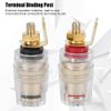 fasient1 Speaker Connection Binding Post Socket, 4 mm Binding Post Banana Plug Socket Amplifier Speaker Banana Jack Connection Socket Pack of 10