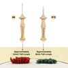 Wool Queen 8# Fine & 10# Regular Size Beech Wood Handle Punch Needle Rug Hooking Tool Sets