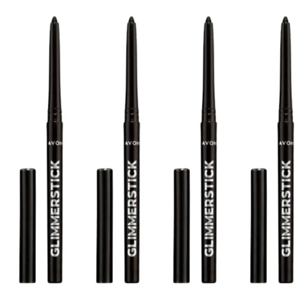 4x Avon Glimmerstick Retractable Pencil Eyeliner-Azure Blue