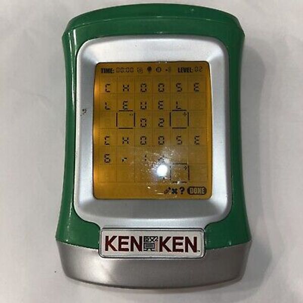 Vintage Game KenKen Handheld Electronic Puzzle Game Irwin KEN KEN Irwin Toy 2008