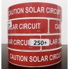 Caution Solar Circuit Vinyl Label 250 Pieces