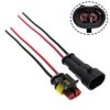 5Set Waterproof 2Pin 2Way Car Electrical Wire Connector Plug Marine Car Auto