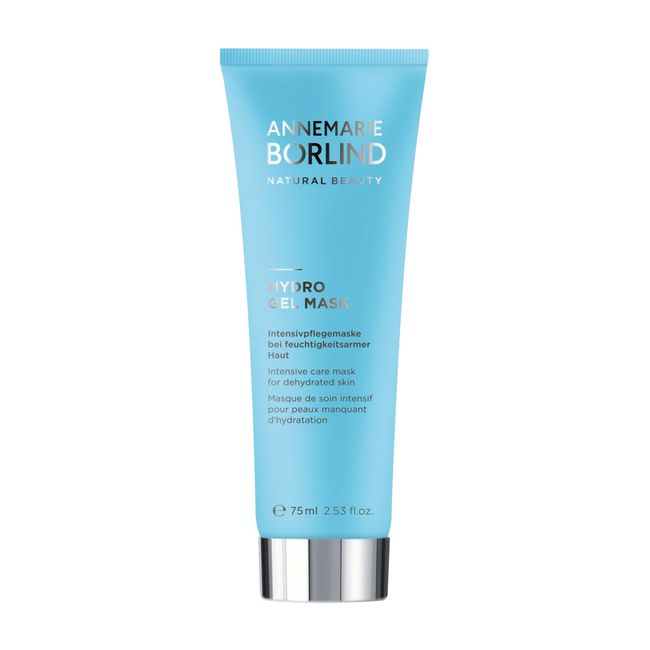 ANNEMARIE BÖRLIND – Hydro Gel Mask – Natural Moisturizing Wash Off Face Mask with Hyaluronic Acid and Red Algae Extract for Radiant and Youthfully Fresh Looking Skin– 2.5 Oz.