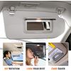 Driver and Passenger Side Sun Visor for Nissan Altima 2013-2018 with Light
