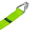 VULCAN Winch Strap - Wire Hook - 2" x 15', 4 Pack - High-Viz - 3300 lbs SWL