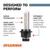 SYLVANIA - D2S Basic HID (High Intensity Discharge) Headlight Bulb - High Performance Bright, White, and Durable Lamp (Contains 1 Bulb)