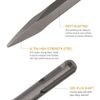 flintronic SDS-Plus Chisel Set, 3-Piece Tool Holder, Hex Shank High Quality Spade, Flat & Point Chisel for Universally Using (with Transport Box)