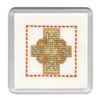Textile Heritage Counted Cross Stitch Kit - Coaster - Celtic Cross