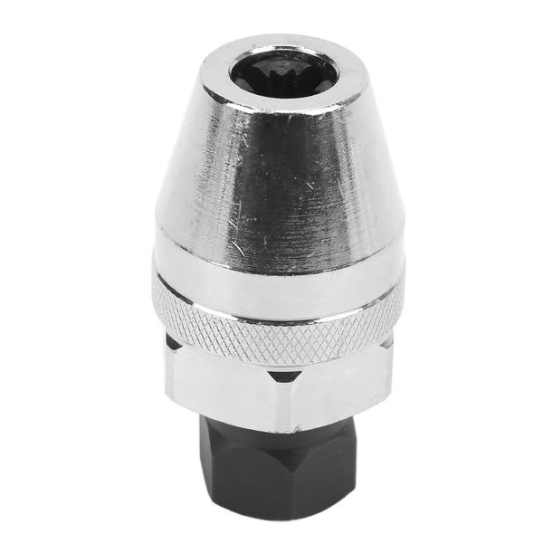3/8in Drive Stud Extractor Tool, Steel Alloy Universal Broken Bolt Remover Stud Extractor for 1/4in-1/2in Rounded Studs