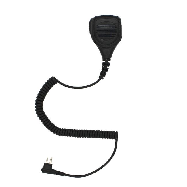 GoodQbuy® Heavy Duty Waterproof and dustproof Noise canceling Radio Speaker mic with Earpiece for Motorola CP200 CP185 CLS1110 EP450 PR400 Radio