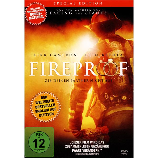 FIREPROOF – Gib deinen Partner nicht auf (Special Edition) – Bewegendes christliches Ehedrama und preisgekrönter Glaubensfilm mit exklusivem Bonusmaterial