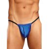 Male Power Satin Posing Strap, One Size, Royal Blue