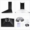 36 in Wall Mount Range Hood Kitchen Exhaust Stove Vent 450CFM Mechanical Control