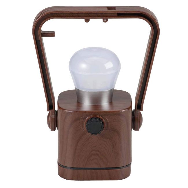 BUNDOK BD-254 LED Lantern, Dimmable, Maximum Luminous Intensity, Approx. 130 lm, Battery Operated, Warm Color Bulb