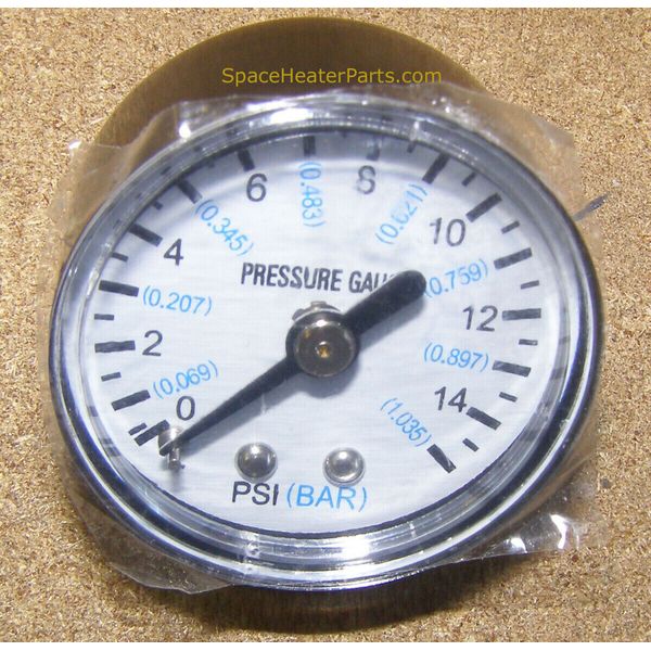 70-025-0100 Air Pressure Gauge  ProTemp Master Remington Dyna Glo 3740-0049