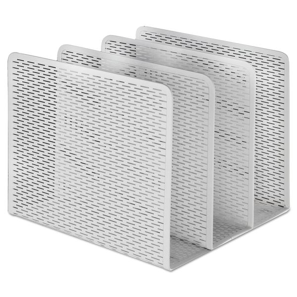 Artistic Urban Collection Punched Metal File Sorter, White (ART20009WH)