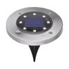 BLACK+DECKER Solar-Powered Outdoor Disk Light - 8 Pack (BDSLDK8P)
