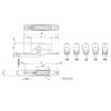 Kaken Hanbai K3F-V2 Adjustable Door Roller, 1 Piece