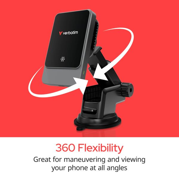 Verbatim Charge 'n’ Drive Magnetic Wireless Car Charger