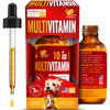 Liquid Multivitamins for Pet | 10 Essential Vitamins for Cat & Dog | 2 Oz