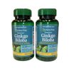 Ginkgo Biloba 120 mg 100 Capsules (2 Pack) Supports Healthy Brain Function