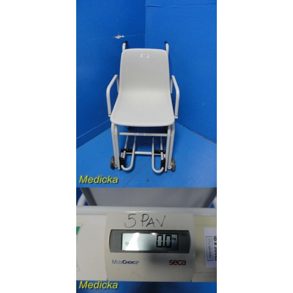 SECA 9541309803 Digital Weighing Scale Chair W/ Adapter (200 kg/440 lbs) ~ 20553