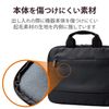 Elecom TB-MSG3IBHBK Surface Go3 Go2 Go Case, PC Case, Lightweight, Inner Bag with Pockets, Handle, Black